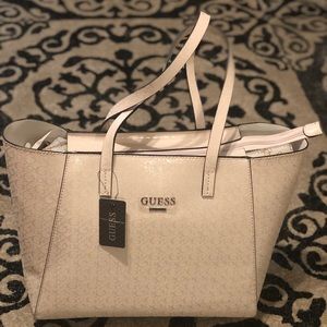 White Guess Purse